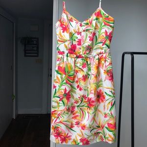 Jcrew size two floral dress with pockets